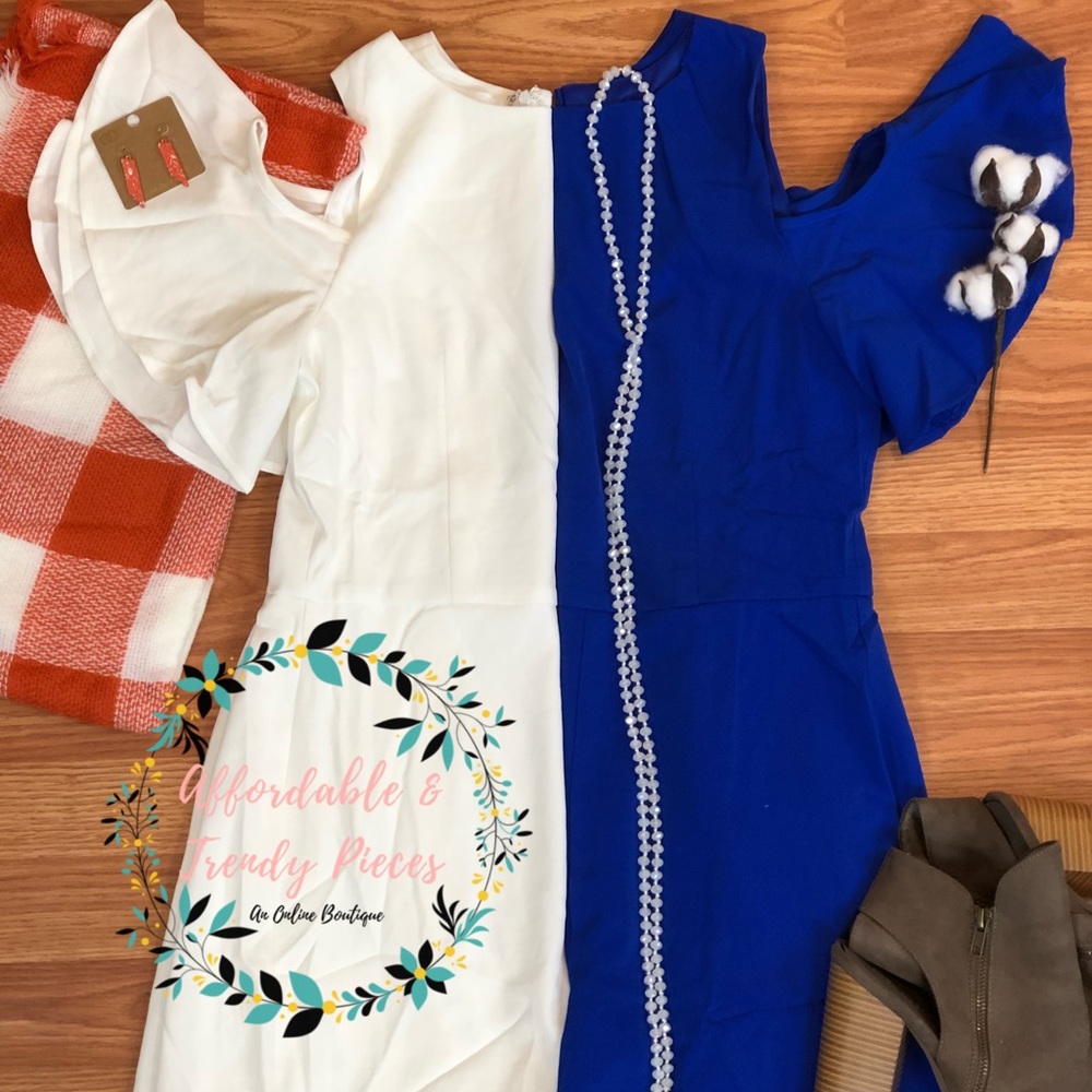 She & Sky Romper | Blue listing | Gameday Wear